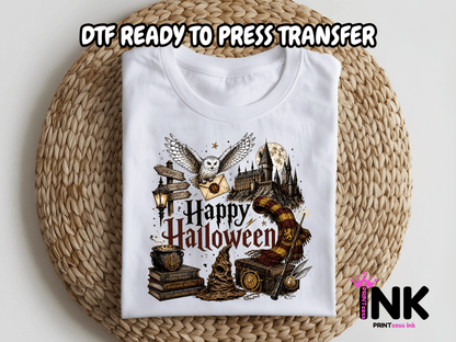 Halloween -  DTF101794- T-Shirt Transfer | Ready to Press | DIY Heat Transfer for Clothing, Hoodies, Sweatshirt