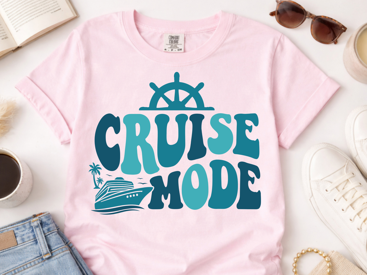 Cruise Mode -  DTF101898- DTF T-Shirt Transfer | Ready to Press | DIY Heat Transfer for Clothing, Hoodies, Sweatshirt
