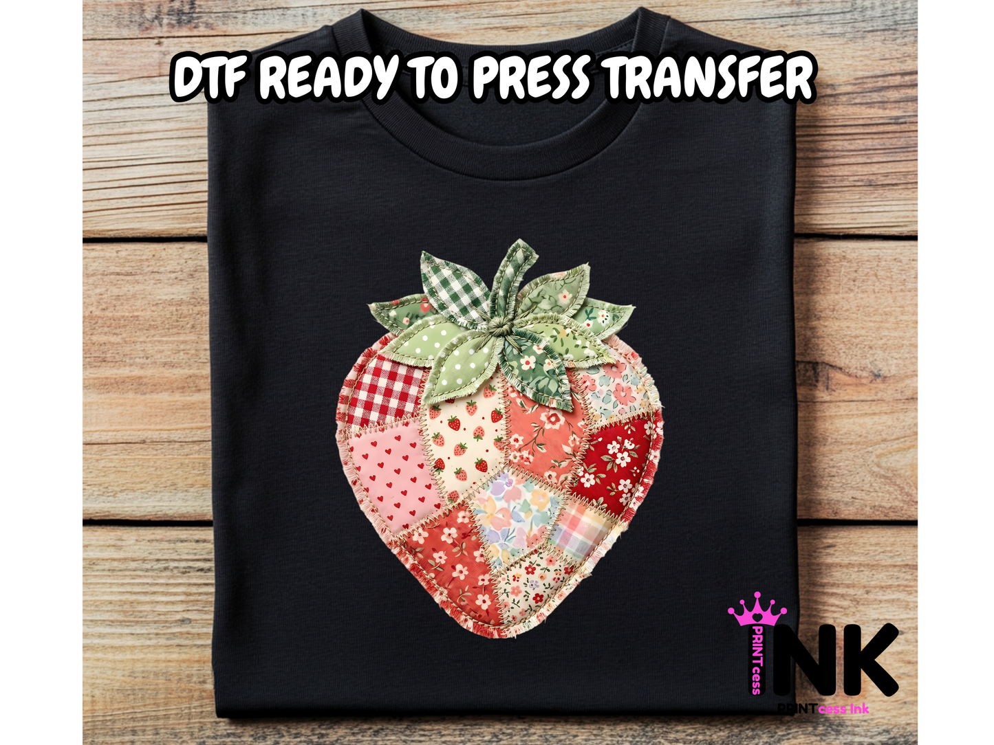 Patchwork DTF101346| DTF T-Shirt Transfer | Ready to Press | DIY Heat Transfer for Clothing, Hoodies, Sweatshirt
