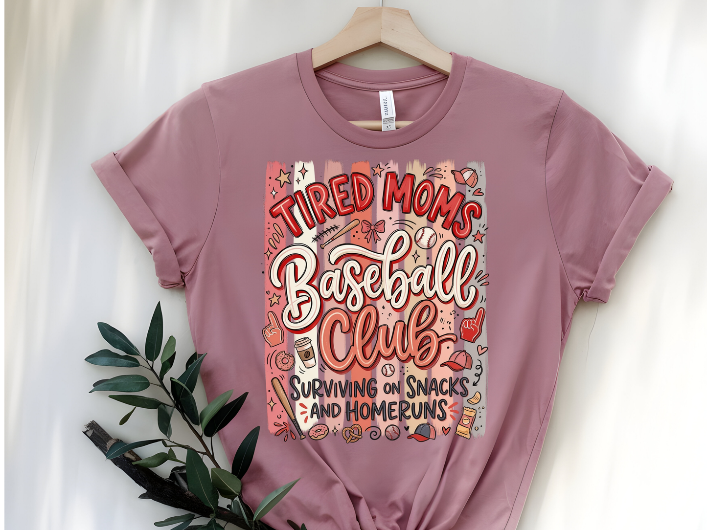 Baseball Club -DTF101629 - T-Shirt Transfer | Ready to Press | DIY Heat Transfer for Clothing, Hoodies, Sweatshirt