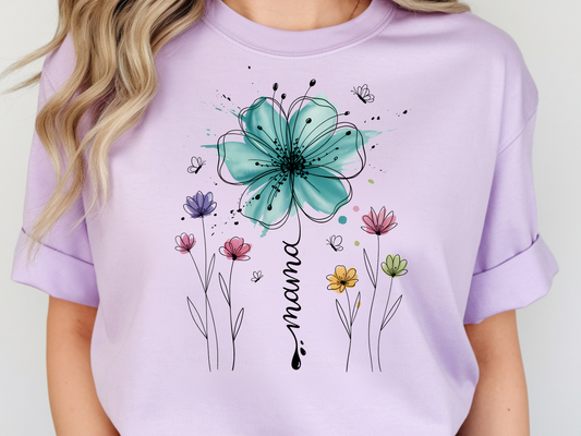 Mama DTF101463 DTF T-Shirt Transfer | Ready to Press | DIY Heat Transfer for Clothing, Hoodies, Sweatshirt