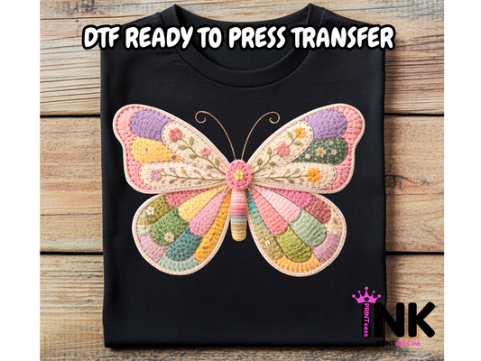 Patchwork DTF101338| DTF T-Shirt Transfer | Ready to Press | DIY Heat Transfer for Clothing, Hoodies, Sweatshirt