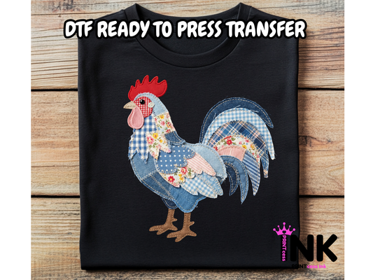 Patchwork DTF101343| DTF T-Shirt Transfer | Ready to Press | DIY Heat Transfer for Clothing, Hoodies, Sweatshirt