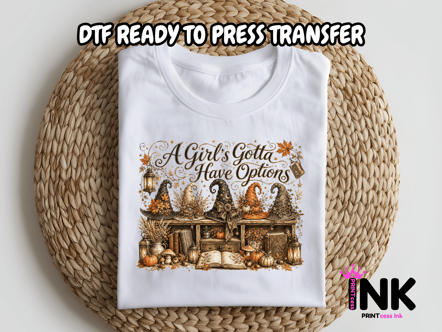 Halloween -  DTF101795- T-Shirt Transfer | Ready to Press | DIY Heat Transfer for Clothing, Hoodies, Sweatshirt