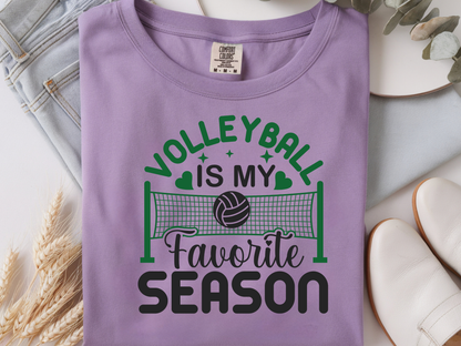 Volleyball season -  DTF101904- DTF T-Shirt Transfer | Ready to Press | DIY Heat Transfer for Clothing, Hoodies, Sweatshirt