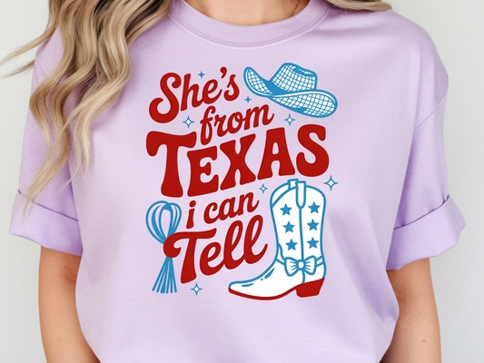 Texas DTF1014560 DTF T-Shirt Transfer | Ready to Press | DIY Heat Transfer for Clothing, Hoodies, Sweatshirt