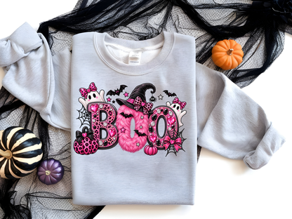 Boo -  DTF101858- DTF T-Shirt Transfer | Ready to Press | DIY Heat Transfer for Clothing, Hoodies, Sweatshirt