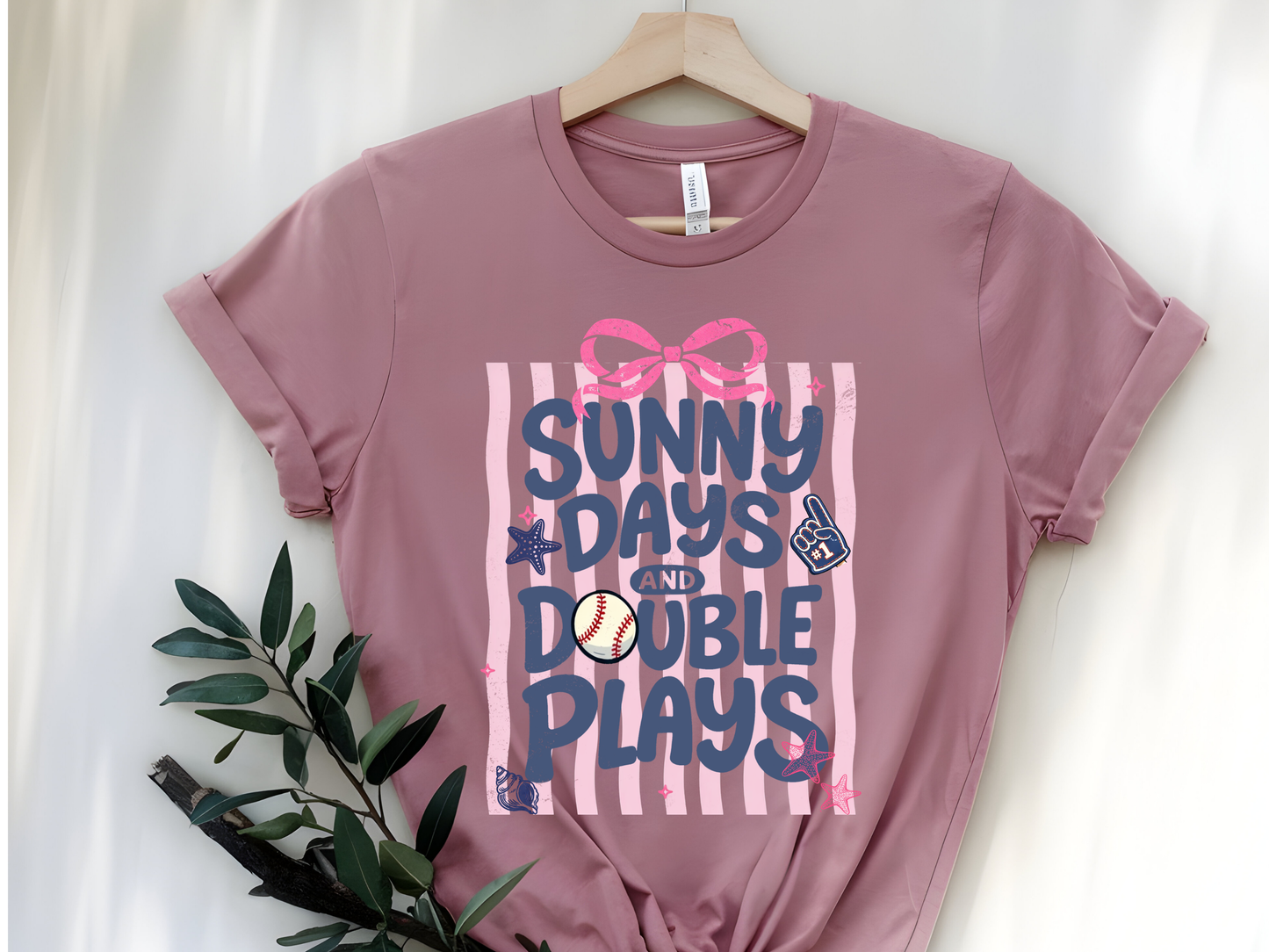 Double Plays -DTF101626 - T-Shirt Transfer | Ready to Press | DIY Heat Transfer for Clothing, Hoodies, Sweatshirt