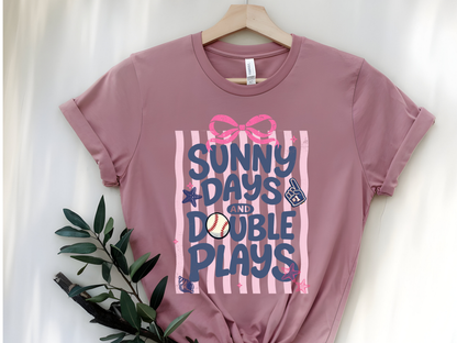 Double Plays -DTF101626 - T-Shirt Transfer | Ready to Press | DIY Heat Transfer for Clothing, Hoodies, Sweatshirt