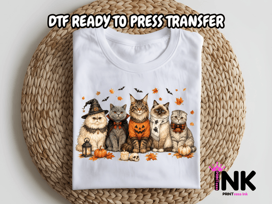 Halloween -  DTF101792- T-Shirt Transfer | Ready to Press | DIY Heat Transfer for Clothing, Hoodies, Sweatshirt