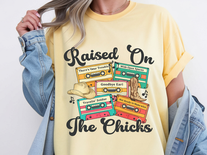 Raised on chicks DTF101520 DTF T-Shirt Transfer | Ready to Press | DIY Heat Transfer for Clothing, Hoodies, Sweatshirt