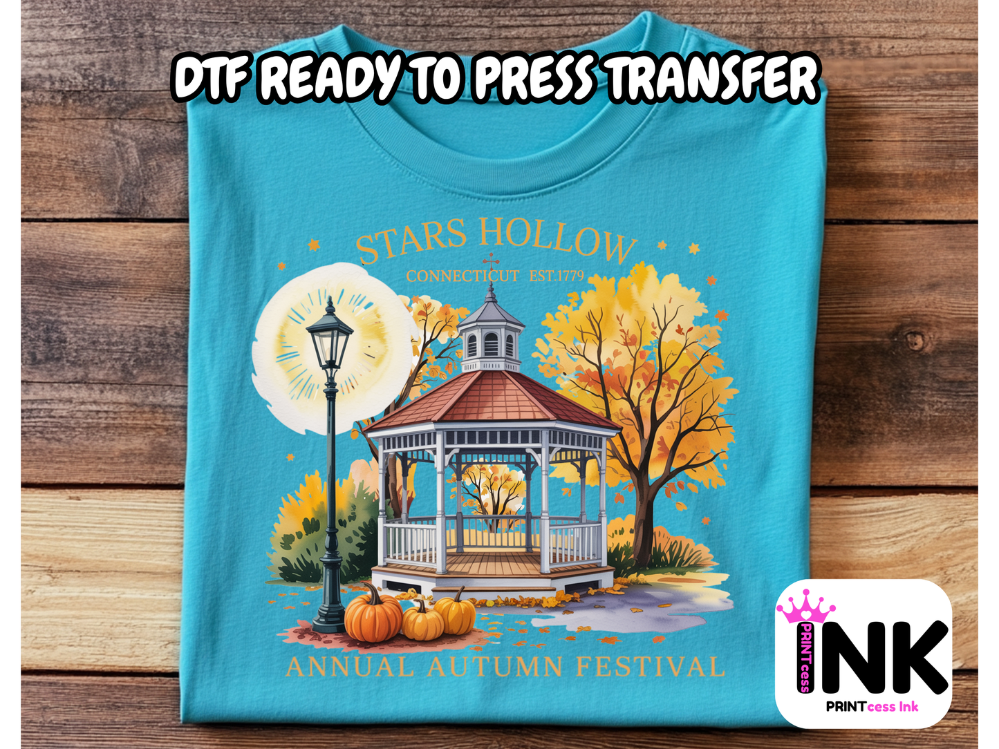 Stars Hollow -  DTF101742- T-Shirt Transfer | Ready to Press | DIY Heat Transfer for Clothing, Hoodies, Sweatshirt