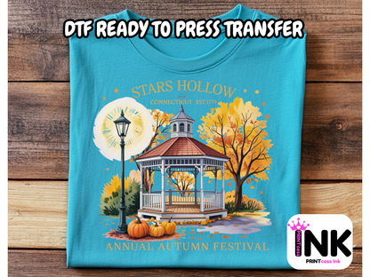 Stars Hollow -  DTF101742- T-Shirt Transfer | Ready to Press | DIY Heat Transfer for Clothing, Hoodies, Sweatshirt