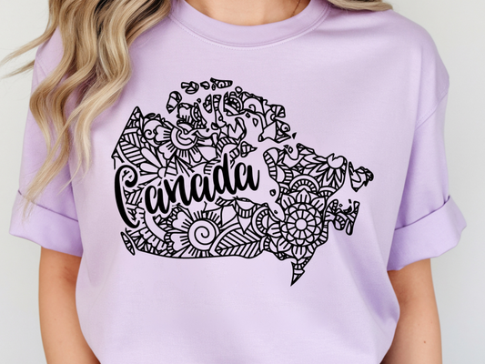 Canada DTF101462 DTF T-Shirt Transfer | Ready to Press | DIY Heat Transfer for Clothing, Hoodies, Sweatshirt
