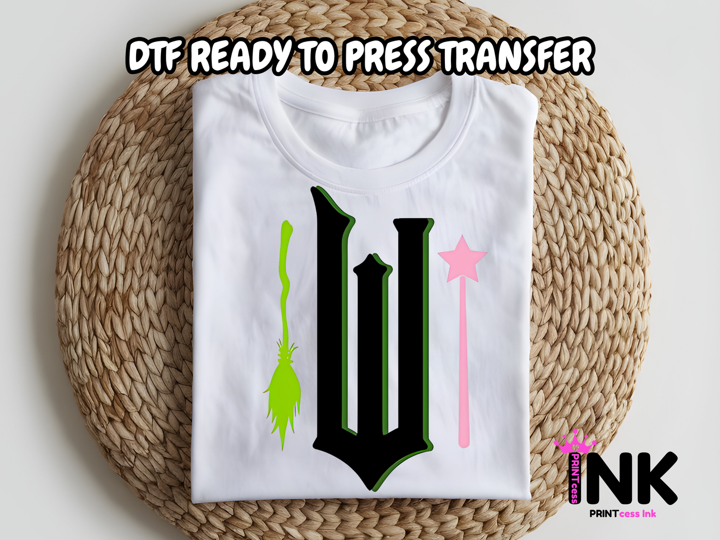 Wicked DTF101073| DTF T-Shirt Transfer | Ready to Press | DIY Heat Transfer for Clothing, Hoodies, Sweatshirt