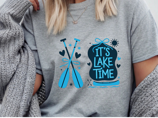 Lake time DTF101567 DTF T-Shirt Transfer | Ready to Press | DIY Heat Transfer for Clothing, Hoodies, Sweatshirt