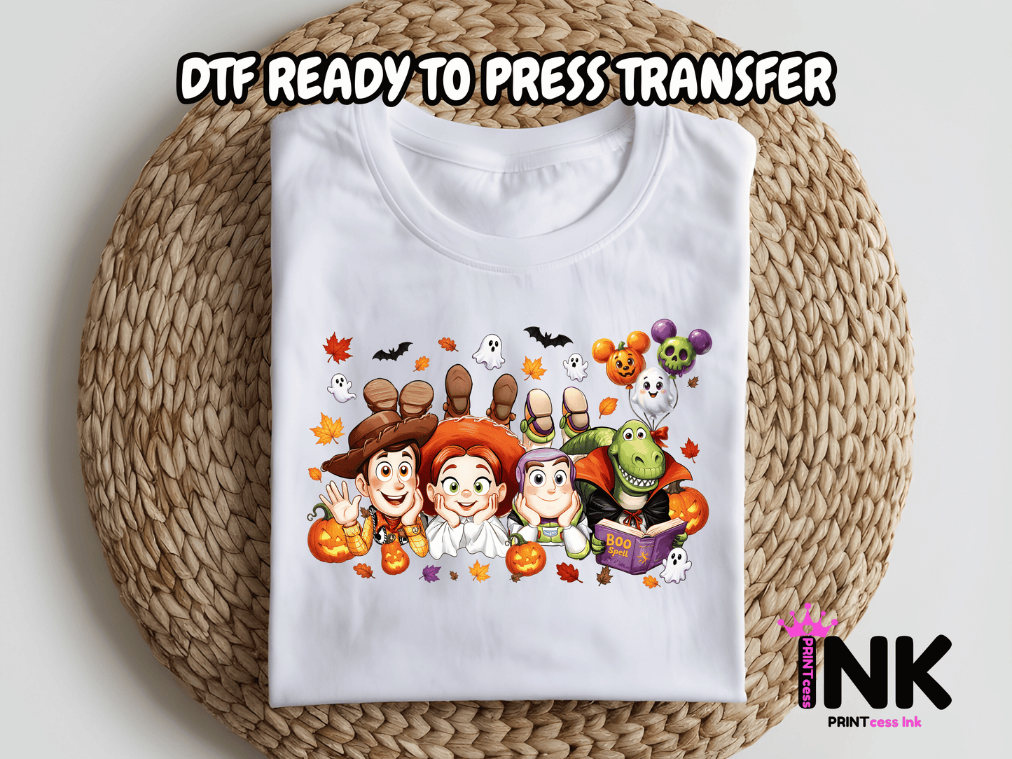 Halloween -  DTF101791- T-Shirt Transfer | Ready to Press | DIY Heat Transfer for Clothing, Hoodies, Sweatshirt