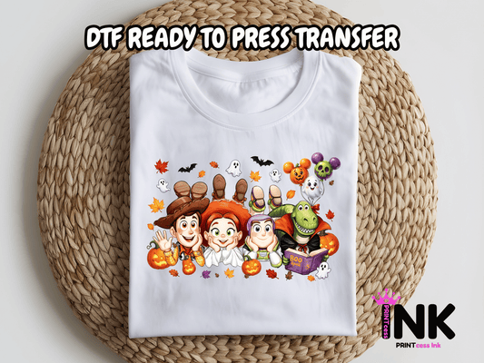 Halloween -  DTF101791- T-Shirt Transfer | Ready to Press | DIY Heat Transfer for Clothing, Hoodies, Sweatshirt