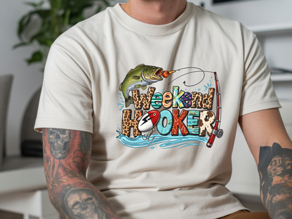 Weekend Hooker DTF101550 DTF T-Shirt Transfer | Ready to Press | DIY Heat Transfer for Clothing, Hoodies, Sweatshirt