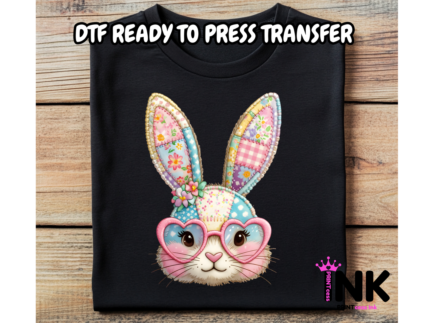 Patchwork DTF101344| DTF T-Shirt Transfer | Ready to Press | DIY Heat Transfer for Clothing, Hoodies, Sweatshirt