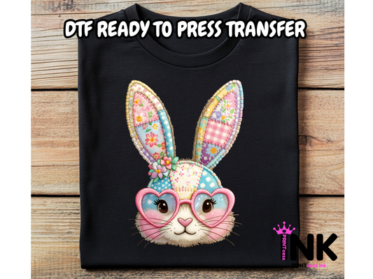 Patchwork DTF101344| DTF T-Shirt Transfer | Ready to Press | DIY Heat Transfer for Clothing, Hoodies, Sweatshirt