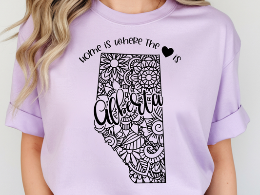 Alberta DTF101467 DTF T-Shirt Transfer | Ready to Press | DIY Heat Transfer for Clothing, Hoodies, Sweatshirt