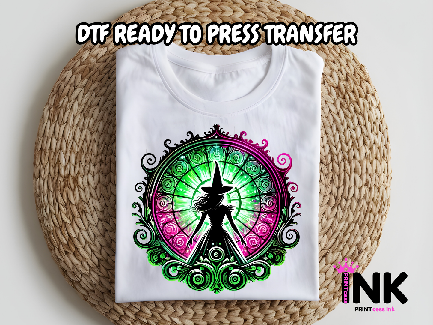 Wicked DTF101097| DTF T-Shirt Transfer | Ready to Press | DIY Heat Transfer for Clothing, Hoodies, Sweatshirt
