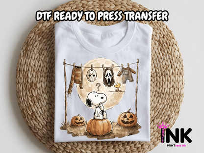 Halloween -  DTF101793- T-Shirt Transfer | Ready to Press | DIY Heat Transfer for Clothing, Hoodies, Sweatshirt