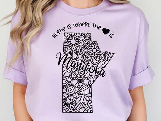 Manitoba DTF101466 DTF T-Shirt Transfer | Ready to Press | DIY Heat Transfer for Clothing, Hoodies, Sweatshirt