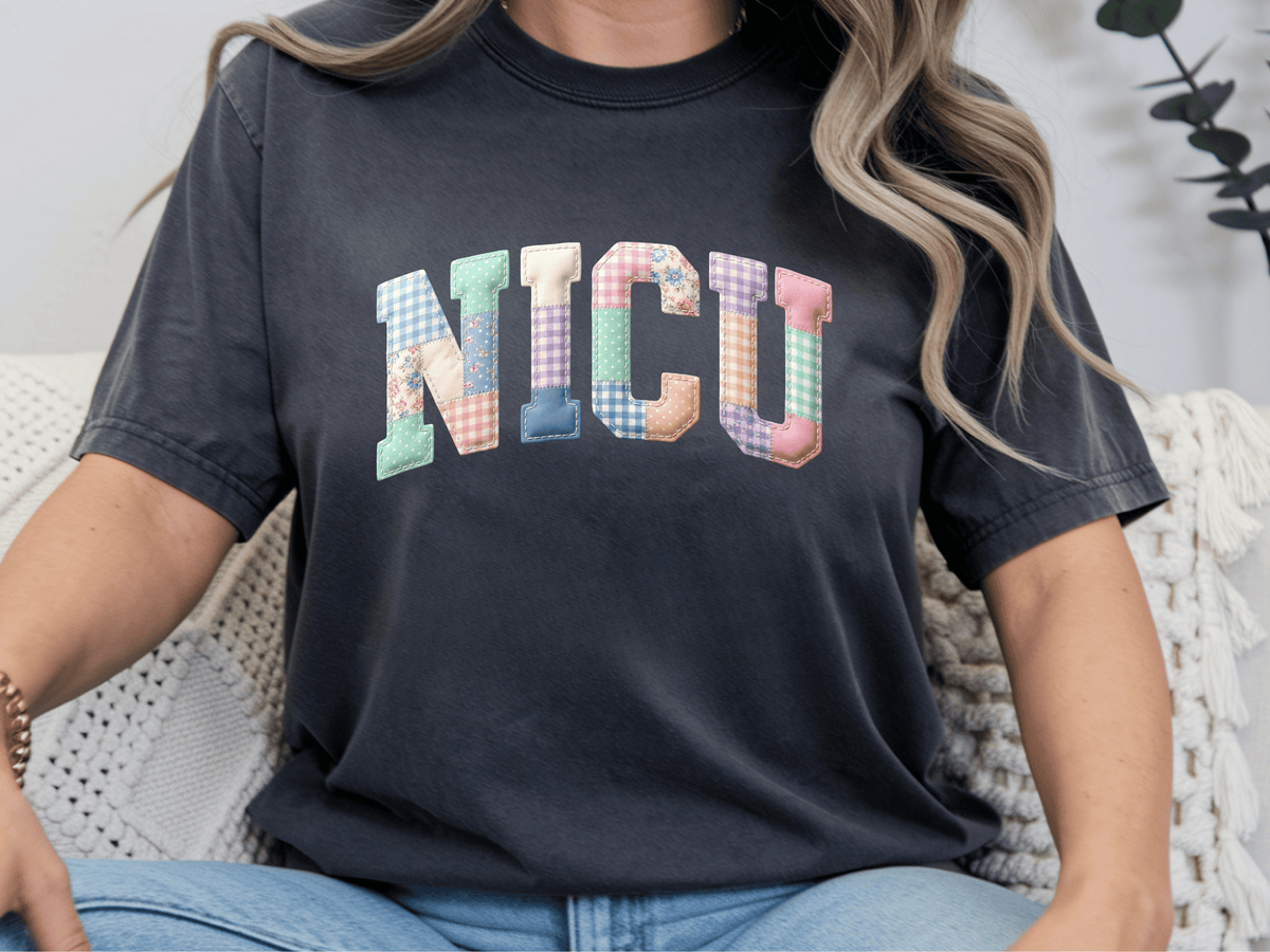 NICU -  DTF101818- DTF T-Shirt Transfer | Ready to Press | DIY Heat Transfer for Clothing, Hoodies, Sweatshirt