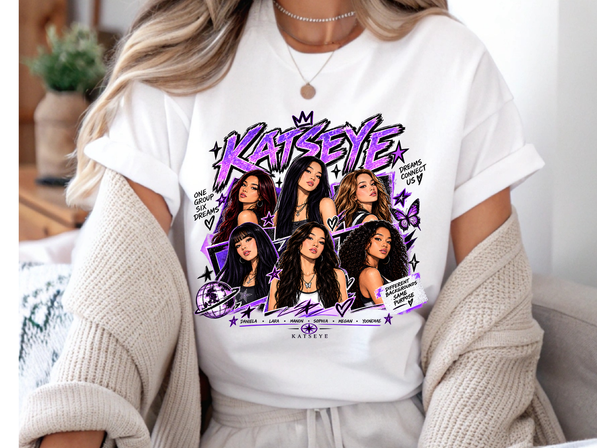 Katseye -  DTF101845- DTF T-Shirt Transfer | Ready to Press | DIY Heat Transfer for Clothing, Hoodies, Sweatshirt