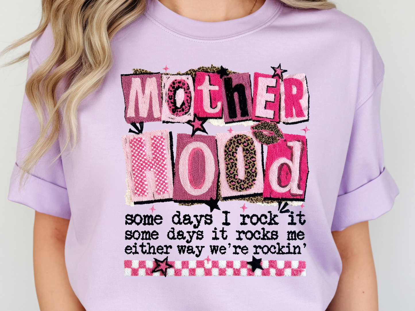Motherhood DTF101450 DTF T-Shirt Transfer | Ready to Press | DIY Heat Transfer for Clothing, Hoodies, Sweatshirt