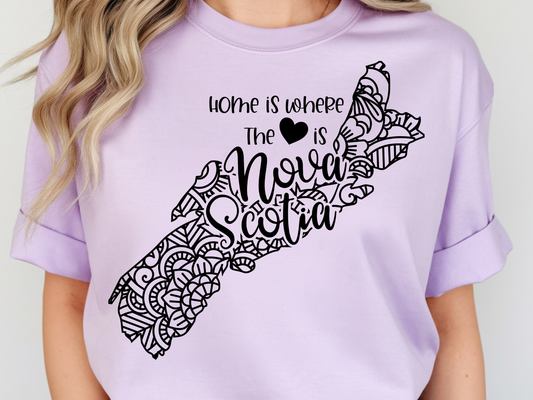 Nova Scotia DTF101471 DTF T-Shirt Transfer | Ready to Press | DIY Heat Transfer for Clothing, Hoodies, Sweatshirt