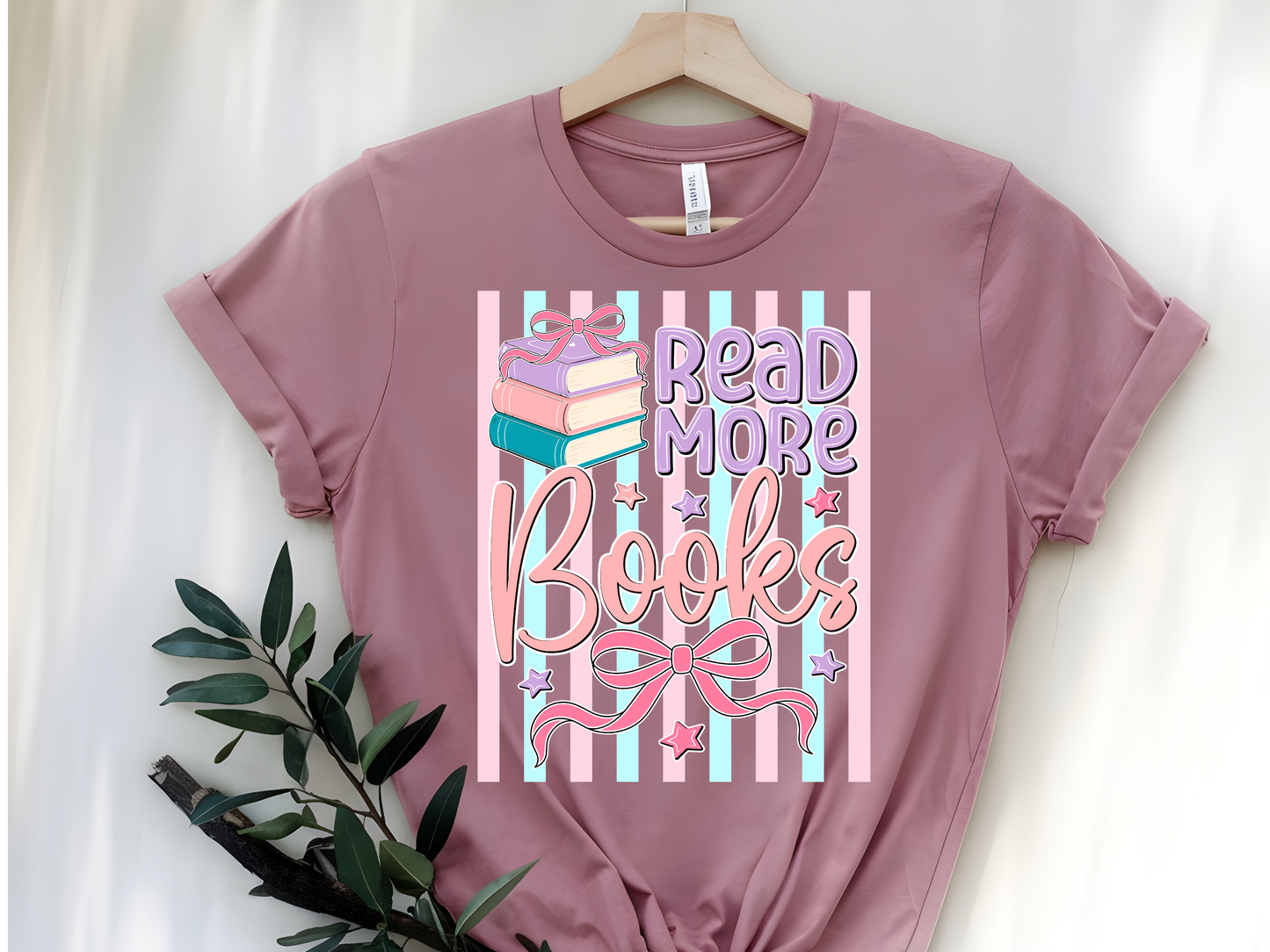 Books -DTF101625 - T-Shirt Transfer | Ready to Press | DIY Heat Transfer for Clothing, Hoodies, Sweatshirt
