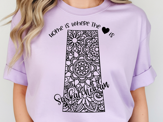 Saskatchewan DTF101464 DTF T-Shirt Transfer | Ready to Press | DIY Heat Transfer for Clothing, Hoodies, Sweatshirt