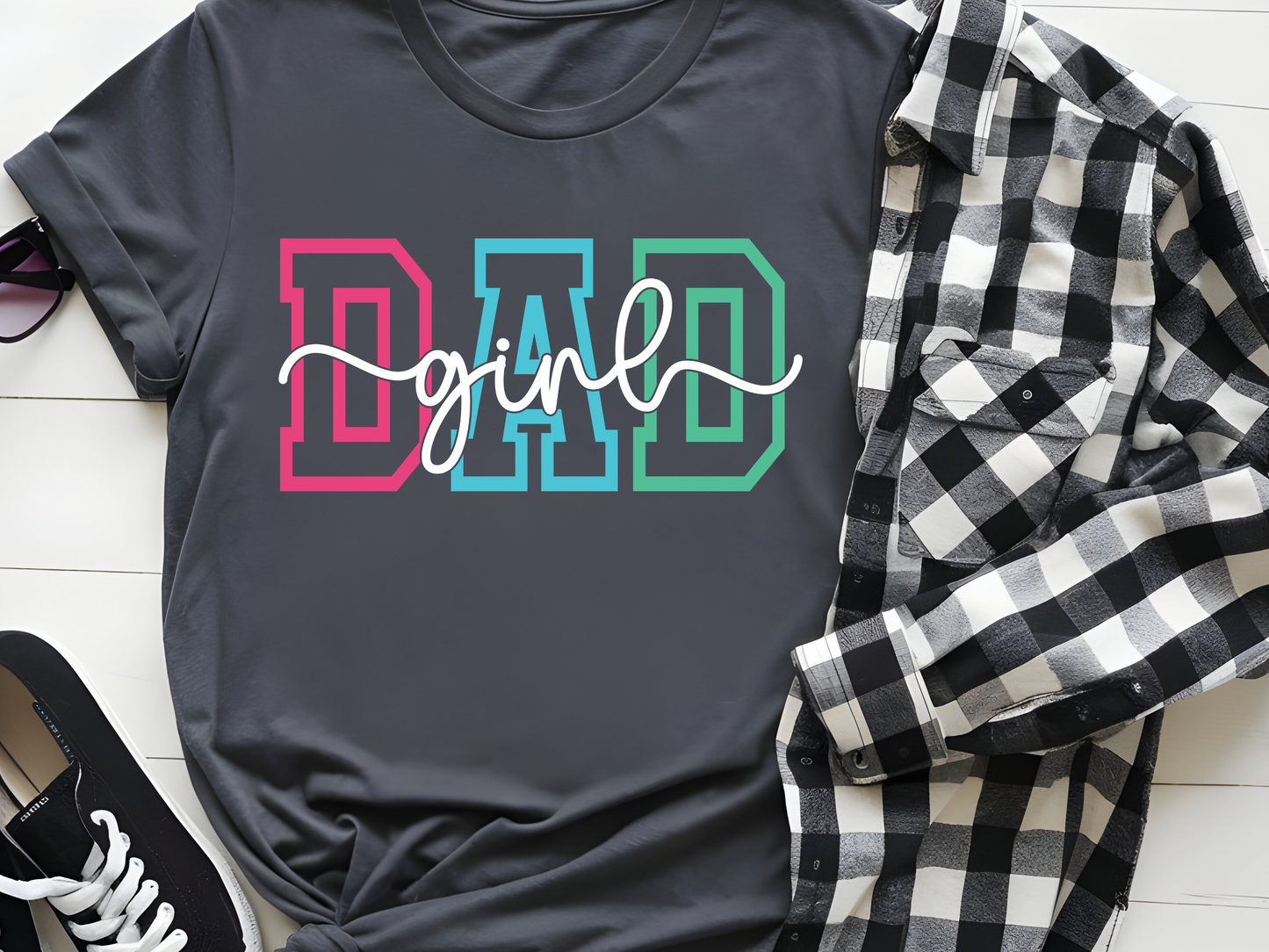 Dad DTF101536 DTF T-Shirt Transfer | Ready to Press | DIY Heat Transfer for Clothing, Hoodies, Sweatshirt