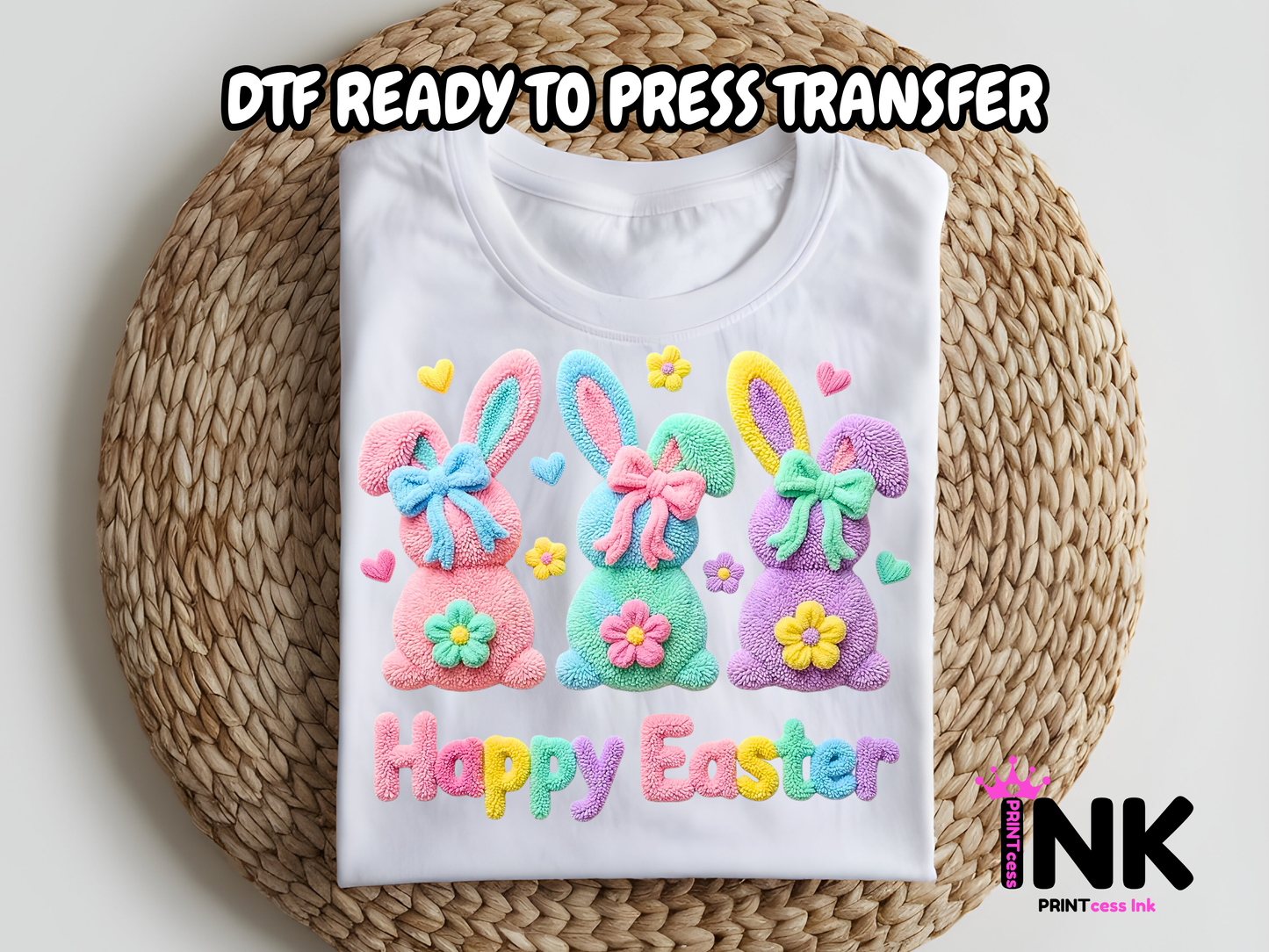 Easter DTF101267| DTF T-Shirt Transfer | Ready to Press | DIY Heat Transfer for Clothing, Hoodies, Sweatshirt