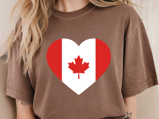 Canada DTF101454 DTF T-Shirt Transfer | Ready to Press | DIY Heat Transfer for Clothing, Hoodies, Sweatshirt