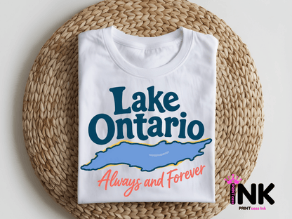Lake Ontario -  DTF101800- T-Shirt Transfer | Ready to Press | DIY Heat Transfer for Clothing, Hoodies, Sweatshirt