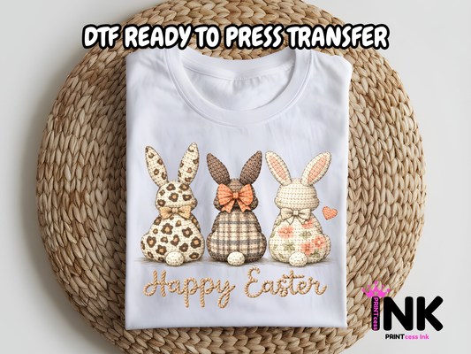 Easter DTF101260| DTF T-Shirt Transfer | Ready to Press | DIY Heat Transfer for Clothing, Hoodies, Sweatshirt