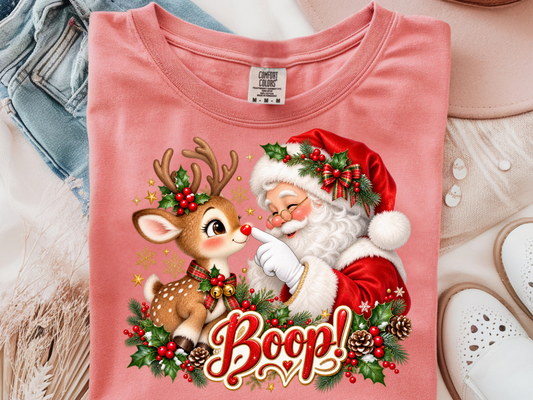 Santa -  DTF101971- DTF T-Shirt Transfer | Ready to Press | DIY Heat Transfer for Clothing, Hoodies, Sweatshirt