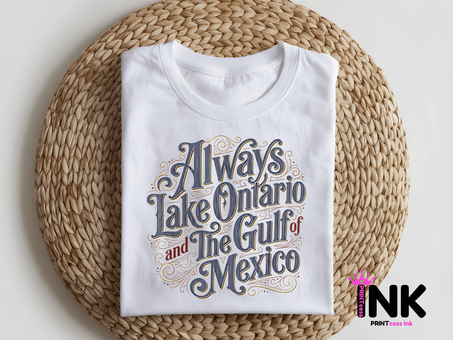 Lake Ontario -  DTF101808- T-Shirt Transfer | Ready to Press | DIY Heat Transfer for Clothing, Hoodies, Sweatshirt