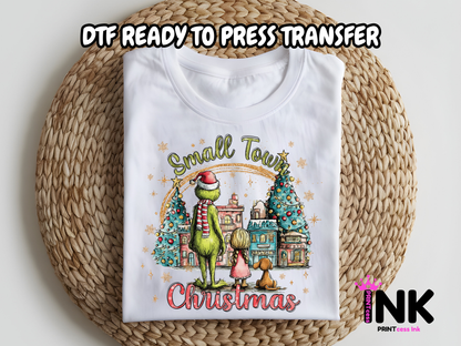 Grinch DTF101109| DTF T-Shirt Transfer | Ready to Press | DIY Heat Transfer for Clothing, Hoodies, Sweatshirt
