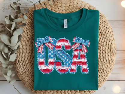 USA -DTF101611 - T-Shirt Transfer | Ready to Press | DIY Heat Transfer for Clothing, Hoodies, Sweatshirt