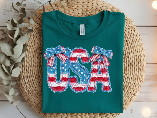 USA -DTF101611 - T-Shirt Transfer | Ready to Press | DIY Heat Transfer for Clothing, Hoodies, Sweatshirt