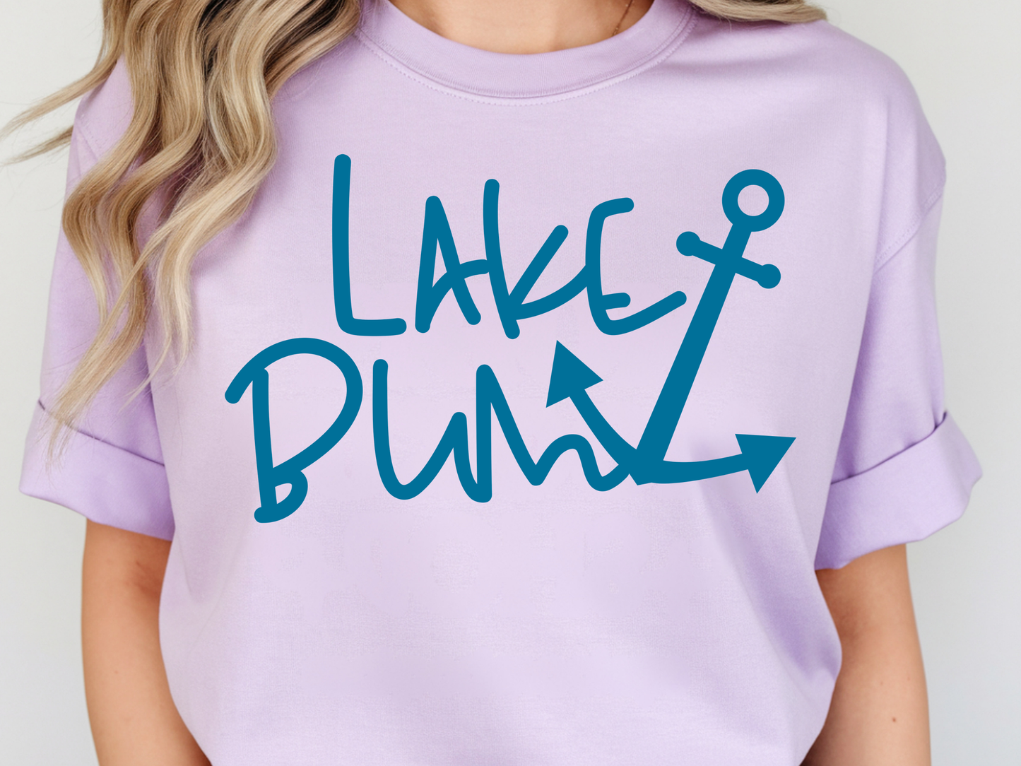 Lake bum DTF101425 DTF T-Shirt Transfer | Ready to Press | DIY Heat Transfer for Clothing, Hoodies, Sweatshirt