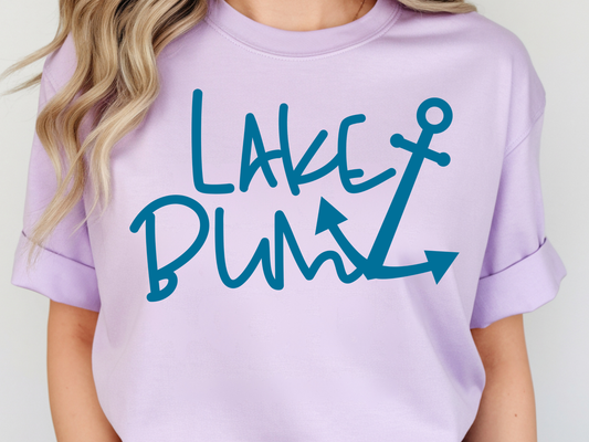 Lake bum DTF101425 DTF T-Shirt Transfer | Ready to Press | DIY Heat Transfer for Clothing, Hoodies, Sweatshirt