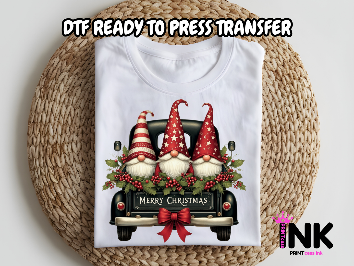 Gnome DTF101106| DTF T-Shirt Transfer | Ready to Press | DIY Heat Transfer for Clothing, Hoodies, Sweatshirt (Copy)