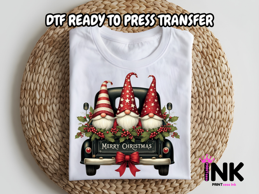 Gnome DTF101106| DTF T-Shirt Transfer | Ready to Press | DIY Heat Transfer for Clothing, Hoodies, Sweatshirt (Copy)