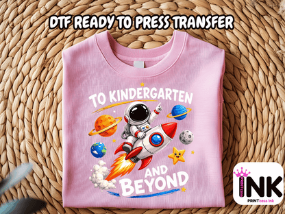 Kindergarten -  DTF101765- T-Shirt Transfer | Ready to Press | DIY Heat Transfer for Clothing, Hoodies, Sweatshirt